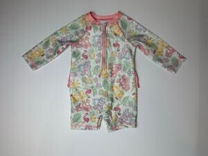 3-6 M Care Bears Modern Ruffle
Rash Guard Romper